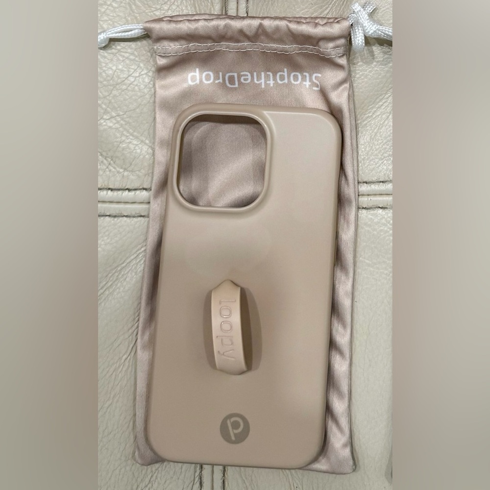 Sandstone loopy case for iPhone 13 Pro